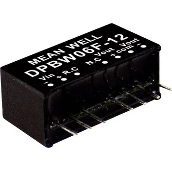Měnič napětí MEAN WELL DPBW06G-12 DC/DC měnič napětí, modul 250 mA 6 W Počet výstupů: 2 x Obsah 1 ks
