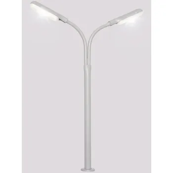 Modelová železnice Viessmann Modelltechnik H0 pouliční lampa dvojité hotový model 6095 1 ks