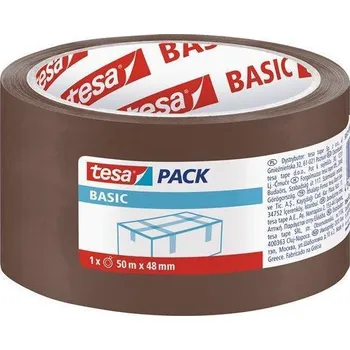 Balící páska Tesa Basic 58573, 48 mm x 50 m, hnědá