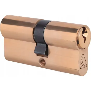 Vložka do dveří Vložka zámku cylindrická 45/55 mosaz satén