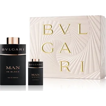 BVLGARI Bvlgari Man BVLGARI Bvlgari Man In Black parfémovaná voda plnitelná 100 ml + BVLGARI Bvlgari Man In Black parfémovaná voda plnitelná 15 ml
