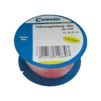 elektrický kabel Conrad Components 606216 kabel pro automotive, FLRY-B, 1 x 1.50 mm², červená, 10 m