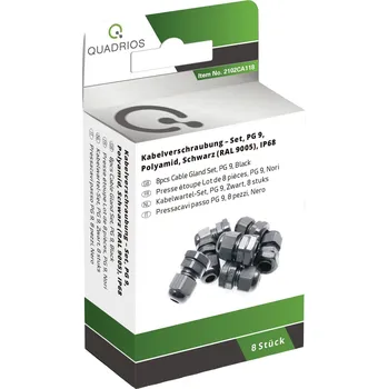 Quadrios 2102CA118 souprava kabelových průchodek, 2102CA118, PG9, 1 sada