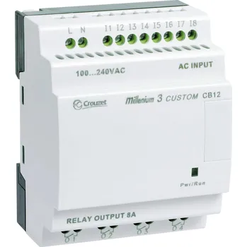 Relé Crouzet 88970021 Millenium 3 CB12 R PLC řídicí modul 24 V/DC
