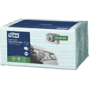 Utěrka Balení, počet ubrousků: 75, Modrá Tork, sortiment: Low-Lint Cleaning