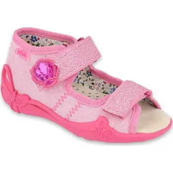 Dívčí bačkory BEFADO 342P011 18 dívčí sandálky kožená stélka mušle 20 342P011_20