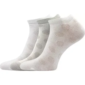 Dámské ponožky LONKA Ponožky dámské letní JASMINA prodyšné MIX SVĚTLÉ (3 páry) 35-38 117877