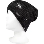 VOXX Čepice dámská pletená INSIGNIA s flitry ČERNÁ uni 113991