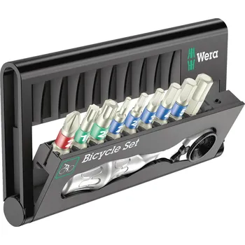 Bit Wera Bicycle Set 9 05004177001 sada bitů, křížový PH, TORX, inbus, vnější čtyřhran, 1/4