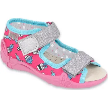 Dívčí bačkory BEFADO 342P026 dívčí sandálky kožená stélka 24 342P026_24