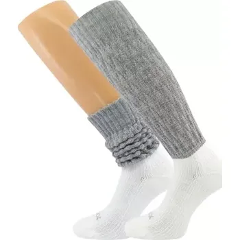 Dámské oblečení VOXX Ponožky dámské zimní NARVIK s merinem a alpakou SVĚTLE ŠEDÉ 35-38 125340