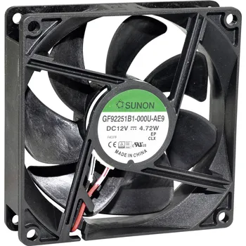 Průmyslový ventilátor Sunon GF92251B1-000U-AE9 axiální ventilátor, 12 V/DC, 127.3 m³/h, (d x š x v) 92 x 92 x 25 mm, GF92251B1-000U-AE9