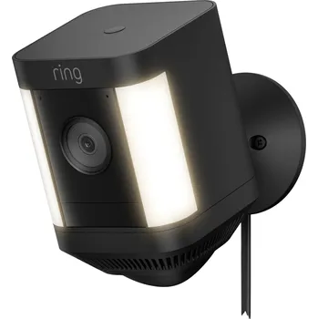 IP kamera ring Spotlight Cam Plus - Plug-in - Black 8SH1S2-BEU0 Wi-Fi IP bezpečnostní kamera 1920 x 1080 Pixel