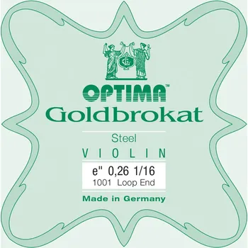 Struna pro kytaru a smyčcový nástroj Optima Struny pro housle GoldbrokatE 0,26 S medium 30957