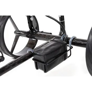 Golfový vozík JuCad Powerpack battery bracket - black