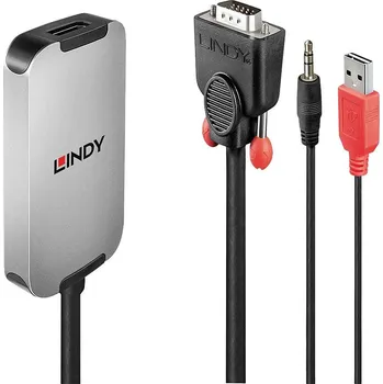 Redukce LINDY AV konvertor 38296 [jack, USB, VGA - DisplayPort] 1920 x 1080 Pixel