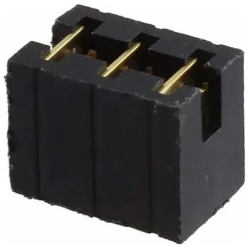 Elektrický konektor Bočník, řada: MNT, Přímý barva Černá, počet kontaktů: 3, počet řad: 1, rozteč: 2.54mm