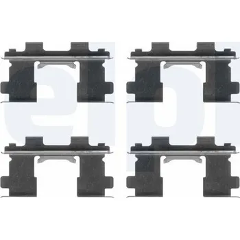 Přislušenství brzdového systému Sada příslušenství, obložení kotoučové brzdy DELPHI LX0252