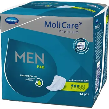 MoliCare® Premium MEN PAD, 3 kapky - Inkontinenční pánské vložky, 12 ks