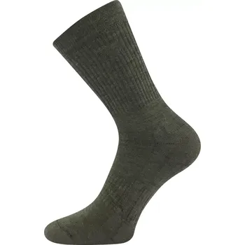 VOXX Ponožky sportovní z merino TWARIX s ionty stříbra KHAKI 43-46 119367