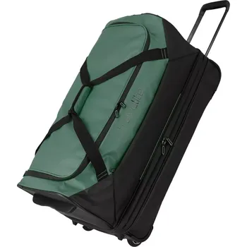 Cestovní taška Travelite Basics Wheeled Duffle exp. Black/green 98/119 L TRAVELITE-96284-80