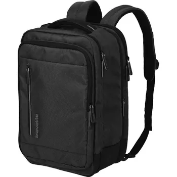batoh na notebook Travelite Crosslite 5.0 Board bag/Backpack S Black 20/23 L TRAVELITE-92905-01