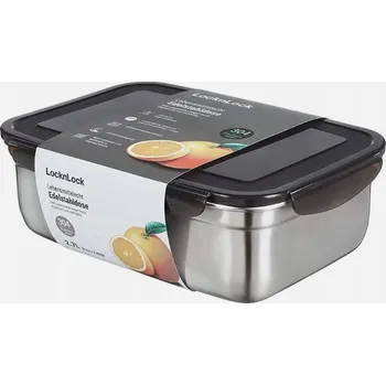 Dóza na potraviny Nádoba z nerezové oceli LocknLock 2,70 l 265 x 185 x 85 mm obědový box