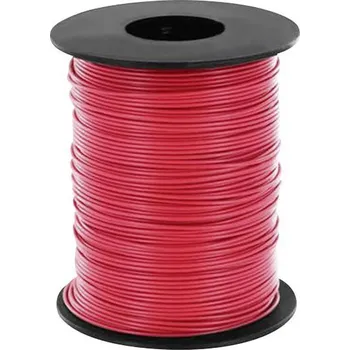 elektrický kabel BELI-BECO L125RT25 lanko/ licna, 1 x 0.25 mm², červená, 25 m