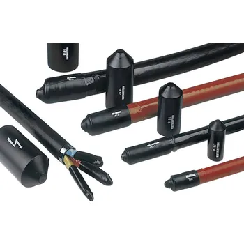 HellermannTyton 1613-1-B5W2-PO-X-BK 416-13060 teplem smrštitelná koncová krytka, 1 ks