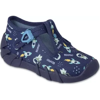 Chlapecké bačkory BEFADO 110N482 chlapecké bačkorky modré vesmír 20 110N482_20