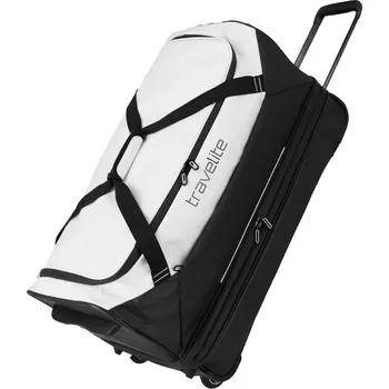 Travelite Basics Wheeled Duffle exp. Black/white 98/119 L TRAVELITE-96284-30