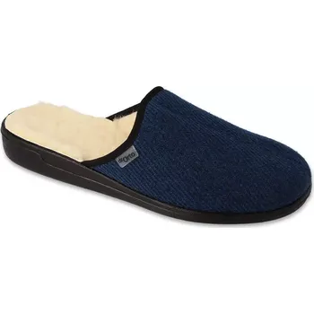 Pánské pantofle BEFADO 000M325 DrORTO pantofle pánské modré ovčí vlna 42 000M325_42