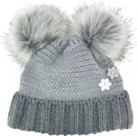 VOXX Čepice dívčí pletená ASCONA šedá uni 117849