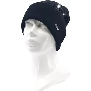 Čepice VOXX Čepice dámská pletená CARINA s lurexem ČERNÁ uni 117843