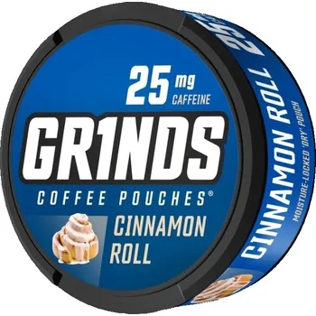 Káva GRINDS kávové sáčky 25mg CINNAMON ROLL