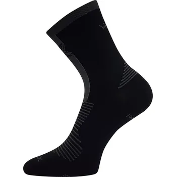 Pánské ponožky VOXX Ponožky slabé z merino WORALF s ionty stříbra ČERNÉ s tmavě šedou (3&nbsp;páry) 39-42 124782