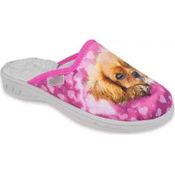 Dívčí bačkory BEFADO 707Y418 JOGI dívčí pantofle ZŠ pejsek 34 707Y418_34