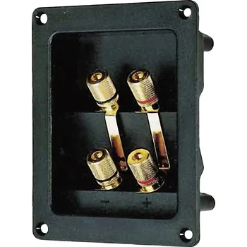 Díl pro stavbu reproduktoru Visaton dvojitý repro terminál BT 95/75 1 ks