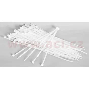 Stahovací páska stahovací páska 450x4,8 mm bílé (sada 100 ks) (UP P4845B) (UP P4845B)