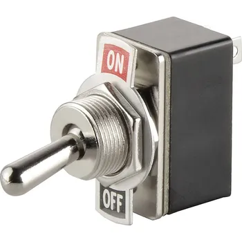 vypínač TRU COMPONENTS 1587664 TC-R13-2-05 páčkový spínač 250 V/AC 1.5 A 1x vyp/zap s aretací 1 ks