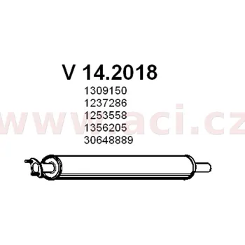Střední díl výfuku střední díl výfuku ASSO/VENEPORTE (V 14.2018) (V 14.2018)