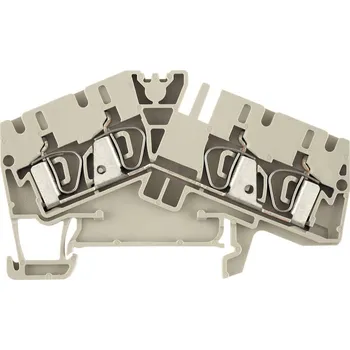 Weidmüller 1706010000 řadová svorka průchodky pružinová svorka Tmavě béžová 1 ks