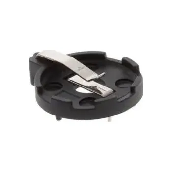 Držák baterie Bateriový držák pro 1 průměr článku 24mm montáž na plošný spoj Listová pružina