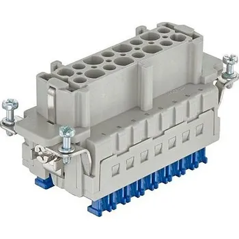 Elektrický konektor Vložka napájecího konektoru, řada: Han ES Press, počet kontaktů: 16, počet řad: 2, Samice, orientace těla: přímý 32 B,