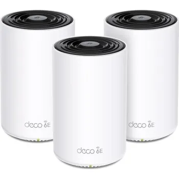 Počítač WiFi router TP-Link Deco XE75(3-pack) AXE5400, WiFi 6E, 3x GLAN, / 574Mbps 2,4GHz/ 2402Mbps 5GHz/ 2402 6GHz