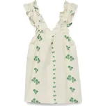 VERO MODA Top VMPAMELA zelená / offwhite