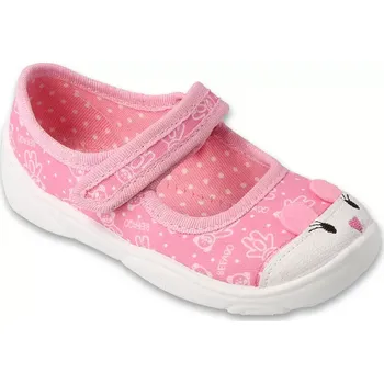 Dívčí obuv BEFADO 209P041 dívčí balerínky růžové ouška 25 209P041_25