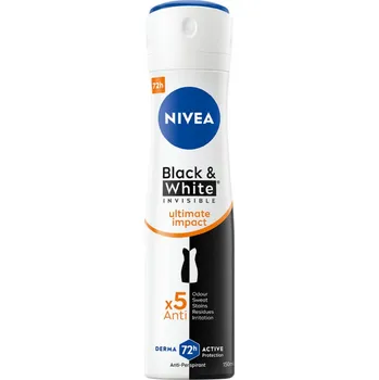 Nivea Black & White Invisible Ultimate Impact antiperspirant deospray 150 ml