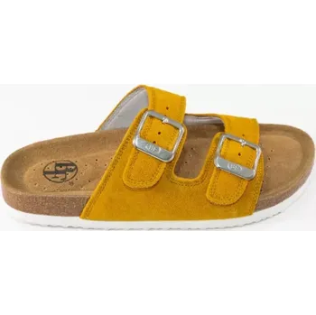 Dámské pantofle BF BY-213-10-10 Dámské pantofle ve žluté barvě 37