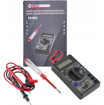 Zkoušečka Diagnostická sada pro elektrikáře: digitální multimetr, šroubovák, zkoušečka napětí